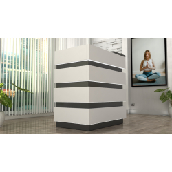 Lada recepcyjna R125 LED 100x70cm Art_R12519 front CORIAN