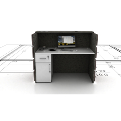 Lada recepcyjna R125 LED 120x60cm Art_R12521 front CORIAN