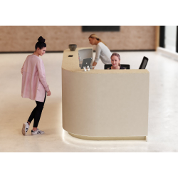 Lada recepcyjna R14 320x140cm  Art_R14056 Blat Corian