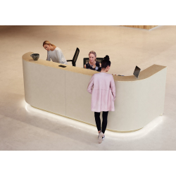 Lada recepcyjna R14 320x140cm  Art_R14056 Blat Corian