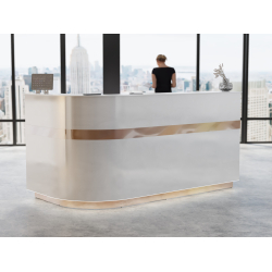 Lada recepcyjna R14 225x110cm  CORIAN  Od ręki