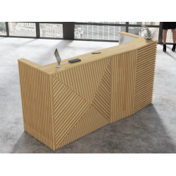 Lada recepcyjna R150 220x80cm  Art_R15004 Drewno