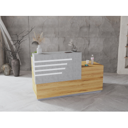 Lada recepcyjna R203 230x75cm  Art_R20302 Corian + laminat HPL