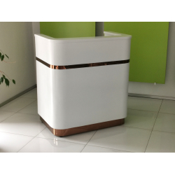 PROMOCJA !!! Lada recepcyjna R252 lakierowana do salonu kosmetycznego 120x60cm  Art_R252