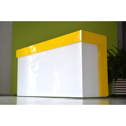 Lada recepcyjna R41 recepcja 200x80cm LED art_410001 LAKIER