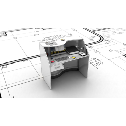 Lada recepcyjna R42 recepcja 120cm LED art_420005