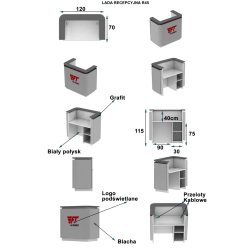 Lada recepcyjna R45 120x75cm Art_R4501