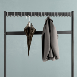 wieszak do szatni z półką