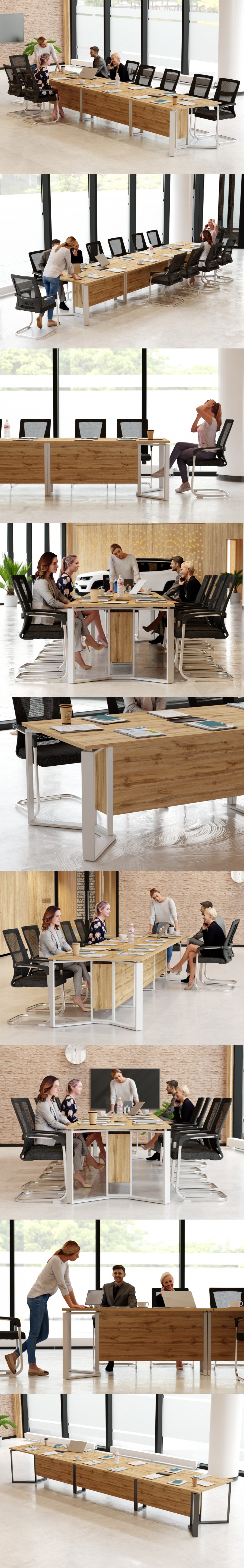 Stół konferencyjny Lambada 276x140 w sali konferencyjnej