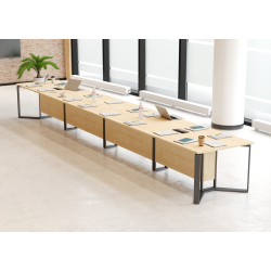 Stół konferencyjny 640x100cm Brainstorm 22  na 22 osób
