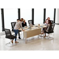 Stół konferencyjny 180x100cm Brainstorm 8 na 8 osób
