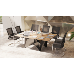 Stół konferencyjny 200x120cm Tulipan T10a na 10 osób