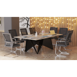 Stół konferencyjny 220x120cm Tulipan T12a na 12 osób