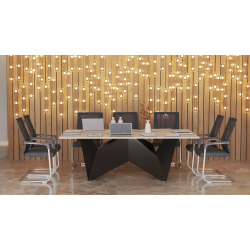Stół konferencyjny 220x120cm Tulipan T12a na 12 osób