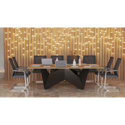 Stół konferencyjny 220x140cm Tulipan T14b na 14 osób