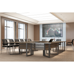 Krzesła Vienna (20 szt ) Stół konferencyjny 414x276cm Twist 20 na 20 osób