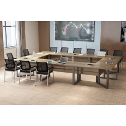 Krzesła Vienna (20 szt ) Stół konferencyjny 414x276cm Twist 20 na 20 osób