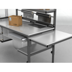 Stół warsztatowy do pakowania 160x80x220/230cm Art40072BB