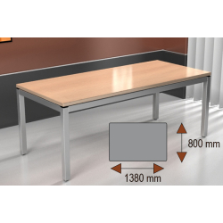 Stół tablo 1380x800 konferencyjny blat prostokątny