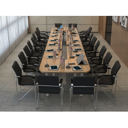 Stół konferencyjny 500x100cm SAMBA 18 na 18 osób