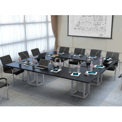Stół konferencyjny 226x226cm WALC W14 na 14 osób