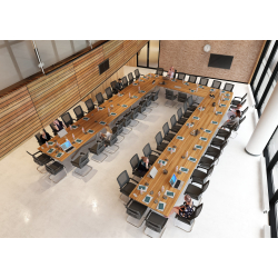 Stół konferencyjny 600x420cm ZOUK41 na 41 osób